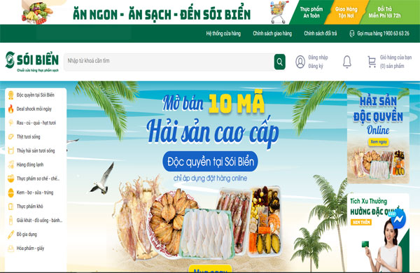  S&oacute;i Biển - Hải sản cao cấp